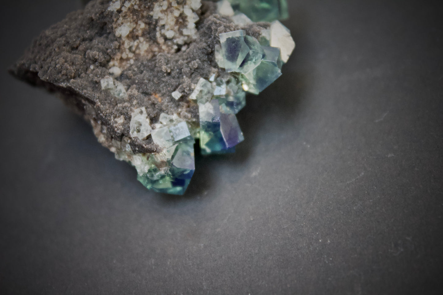 Tiny Twins Pocket Fluorite 9