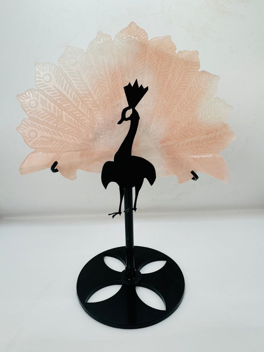 Rose Quartz Peacock