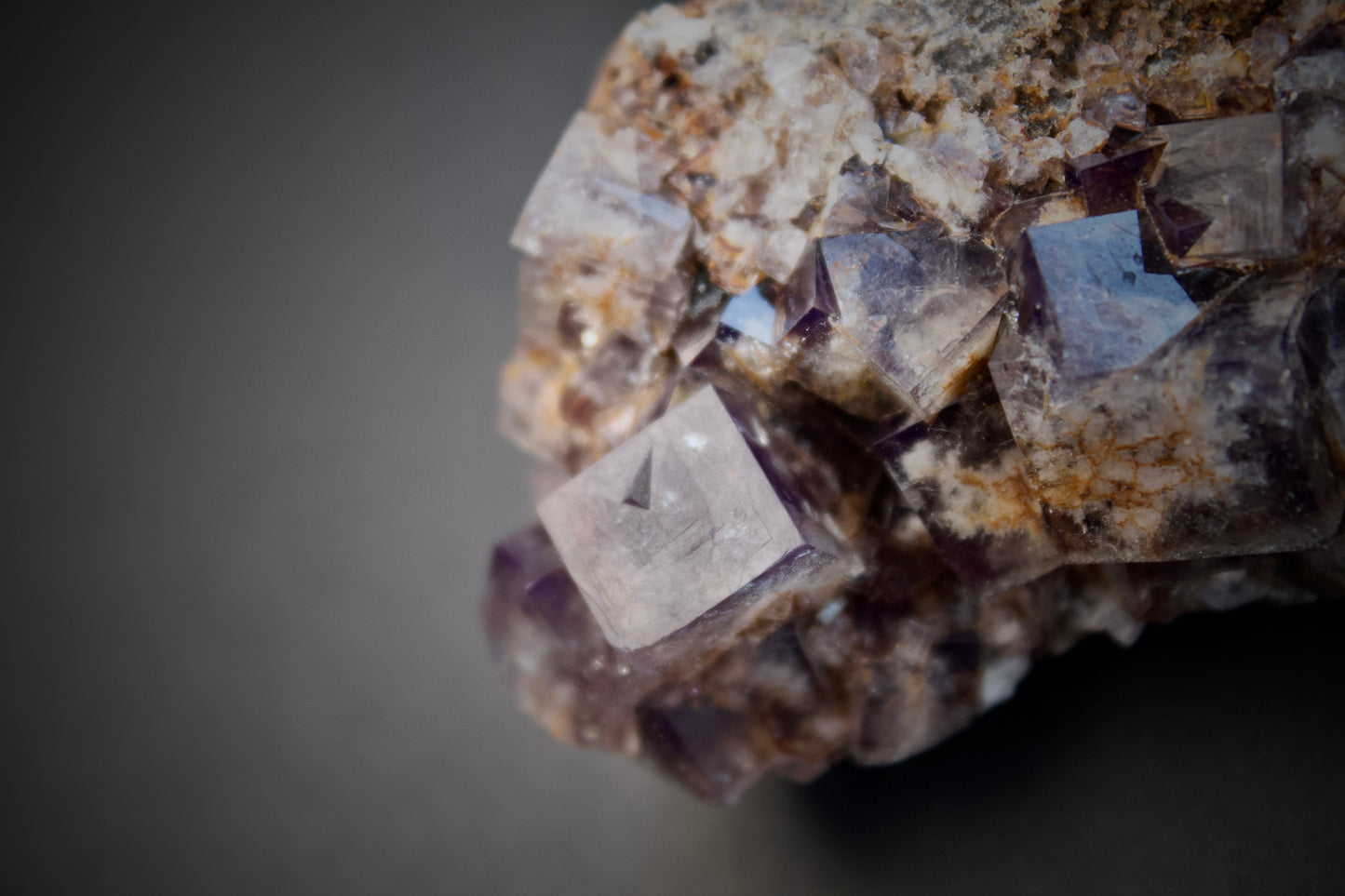 Smokey Rabbit Pocket Fluorite 1
