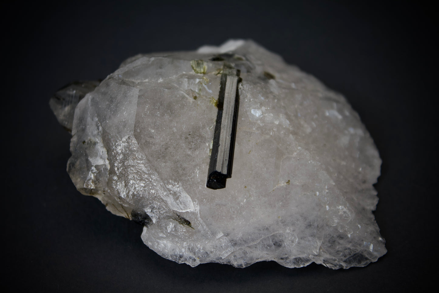 Quartz with Tourmaline 12